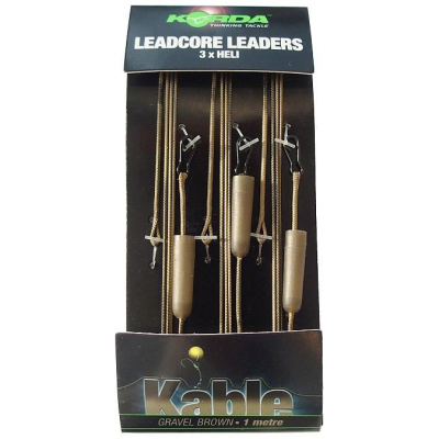 Готовый монтаж Korda Leadcore Leader Heli Gravel 3шт