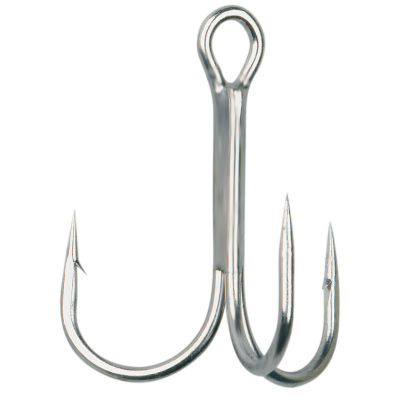 Крючок Gamakatsu Treble Hooks Nickel 13N №02/0