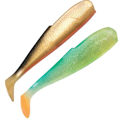 Приманка Kinetic MM Giant Shad 23 cm 2 pcs cola cacao/rainbow