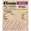 Крючки 4Trouts GammarusFly #1152 №16, 25шт