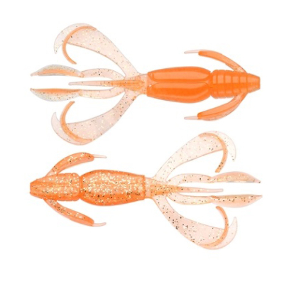 Силиконовая приманка Keitech Crazy Flapper 2.8" - EA#06 Orange Flash