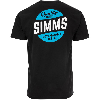 Футболка Simms Quality Built Pocket T-Shirt, Black, XL