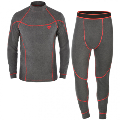 Термобелье мужское ХСН "Thermo HSN-200" 777-09 (фуфайка, кальсоны), велюр, серый 52-54/182