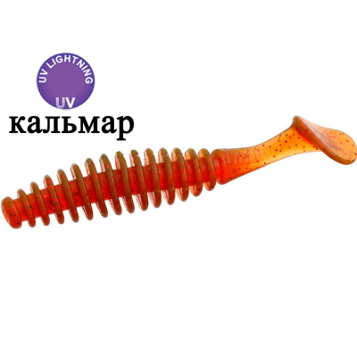 Мягкая приманка Flagman Prime 3" цв. UV motor oil 8pc squid