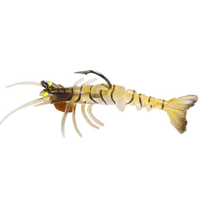 Силиконовая приманка креветка оснащенная Ecooda 3MLS 7.1гр. цв. Е008 уп. 2 шт.