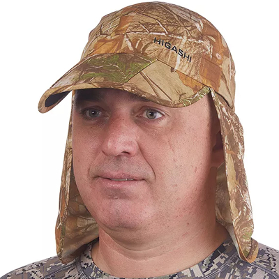 Бейсболка HIGASHI Trail Cap (camo forest)