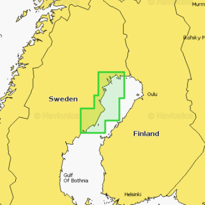 Карта Navionics Norrbyskär-Kalix 5G309S