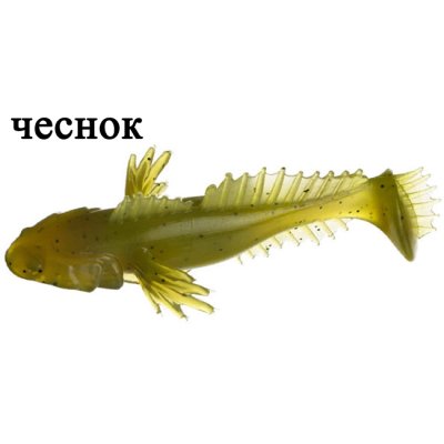 Силиконовая приманка Flagman Bullfish 1.5" цв. watermelon 10pc garlic