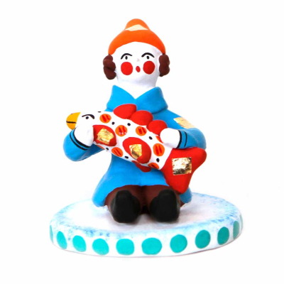 Фигурка "Парень с рыбой на льдине"