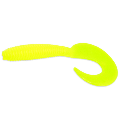 Силиконовая приманка Milmax Головастик 2.5" цв. 004 lime (лайм) (uv)