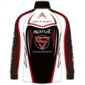 Футболка с длинным рукавом Sprut Team of Anglers II (Limited Edition) Black/White/Red р. XXXL