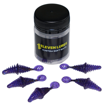 Силиконовые приманки 11Lures SIGN цвет Deep Purple