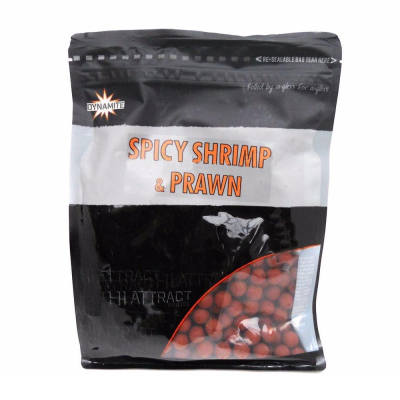 Бойлы тонущие Dynamite Baits Spicy Shrimp & Prawn 10мм. 1кг. DY966