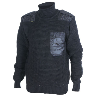 Свитер мужской ХСН "Три нити" черный 52/188 (708)