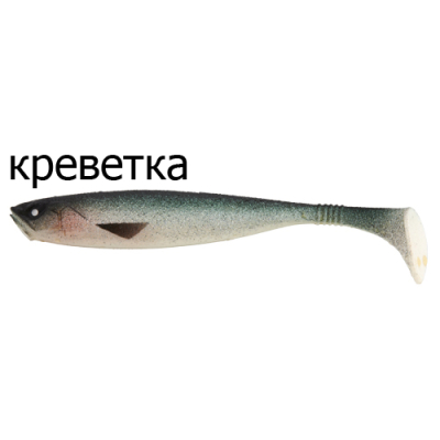 Виброхвост Lucky John Pro Series 3D Basara Soft Swim 3.5" цв. PG07 6шт.