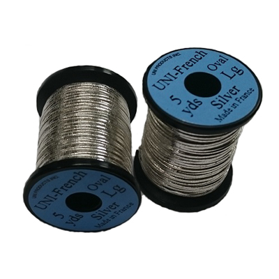 Люрекс UNI French Oval Metallic Silver LA 