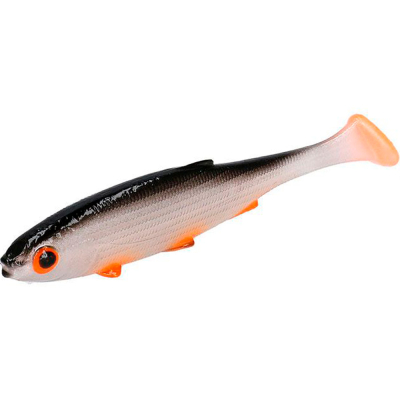 Силиконовая приманка ПЛОТВА Mikado Real Fish 15cm - ORANGE ROACH креветка