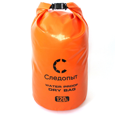 Гермомешок "Следопыт - Dry Bag" без лямок, 120 л, цв. оранжевый