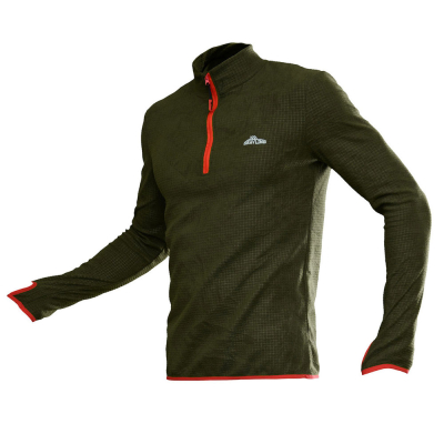 Толстовка NovaTex «Шарк» (фактурный флис, хаки) GRAYLING, р-р 56-58 рост 170-176