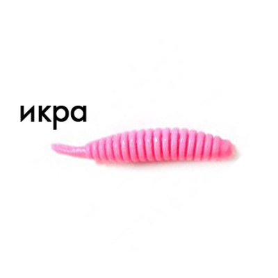 Мягкая приманка Trout Zone Ribber Pupa 1,8" розовый икра