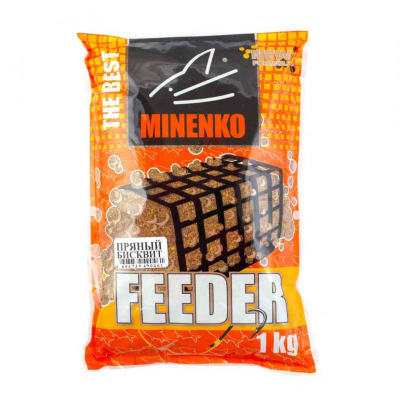 Прикормка Minenko Feeder 1кг. Пряный бисквит, 709