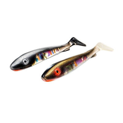 Силиконовая приманка Svartzonker Flash Series McRubber 21cm 88гр 2шт  Baltic Herring & Golden Bream