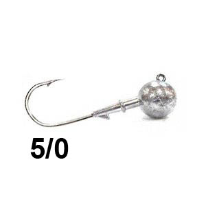 Комплект Волжских джиг-головок Gamakatsu 5/0 18гр, светлый крючок 4шт в уп