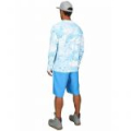 Термофутболка Simms SolarFlex LS Crewneck - Print, Woodland Camo Sandbar, L