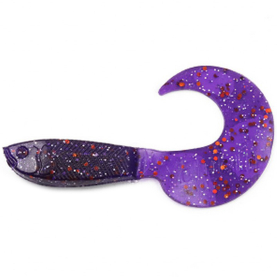 Силиконовая приманка Yaman Mermaid Tail 5" цвет #08 - Violet (уп. 5 шт.)