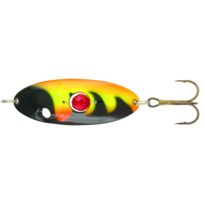 Блесна Kuusamo Monni 60/15, (бусинка) BL/R/FYe/O-C