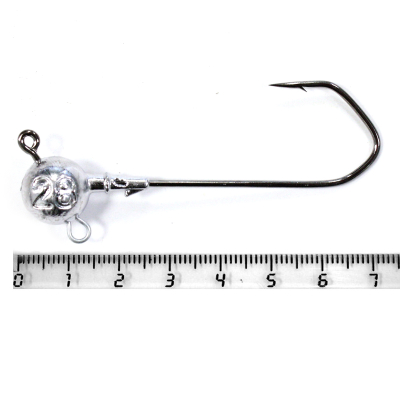 Призёр джиг-головка с ухом для поводка на крючке 6/0 3 шт. 28 гр.