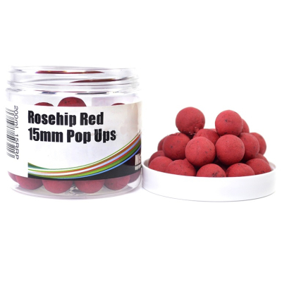 Бойлы Mistral Baits Pop-Up 15mm 200ml Rosehip Red 15RRP (шиповник красный)
