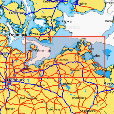 Карта Navionics Fehmarn-Swinoujscie 5G584S2