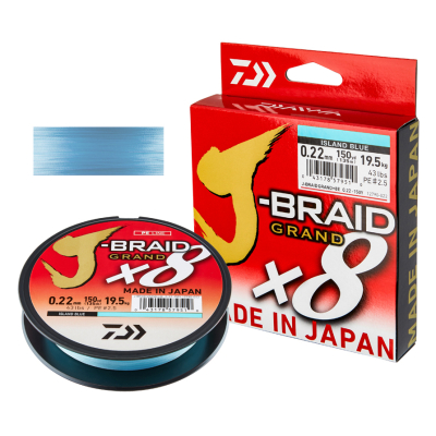 Леска плетеная Daiwa J-Braid Grand X8 135m IB 0.13mm