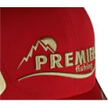 Бейсболка Premier цв. черный/красный б/р (PR-BR-303-04A)