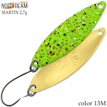 Блесна колеблющаяся Norstream Martin 2,7гр. цв. 13M