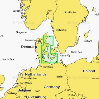 Карта Navionics Voersaa - Fehmarn 5G583S2