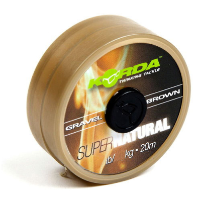 Поводковый материал Korda SuperNatural Gravel Brown 25lb KSNB25