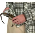 Рубашка Simms BugStopper LS Shirt, Foliage Madras Plaid, L