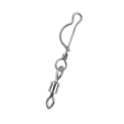 Карабин с вертлюгом Sprut SS-48 SN #10/7kg (Diamond Eye Rolling Swivel with Italian Snap) 1упак*6