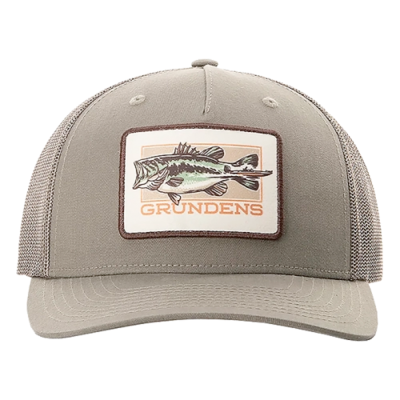 Бейсболка Grundens Off To The Races Trucker, Loden, One Size