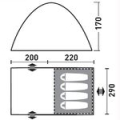 Палатка Greenell "Трим 4"