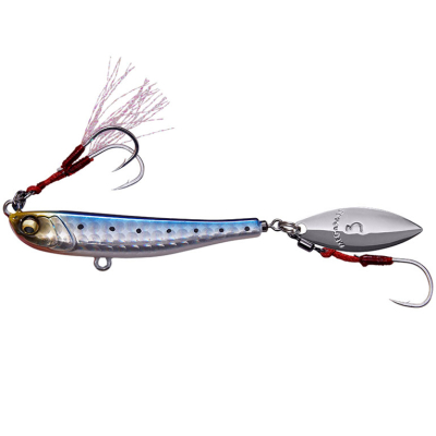 Тейл-спиннер Megabass Makippa 7гр. цв. Mazume Iwashi