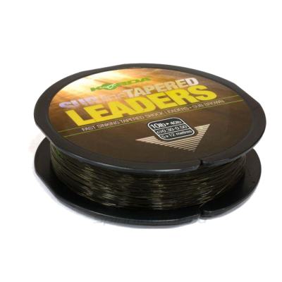 Лидер конический Korda Subline Tapered Leader Brown 0.28-0.50мм 5x12м KTL28