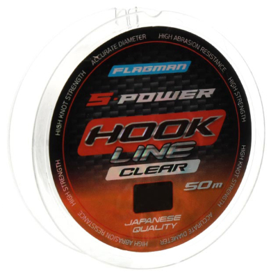 Леска Flagman S-Power Hook Line 50м 0,10мм