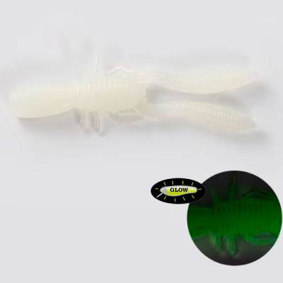 Силиконовая приманка рачок Noeby S3206 7.5cм 3.4g цвет NW101 уп.4 шт.