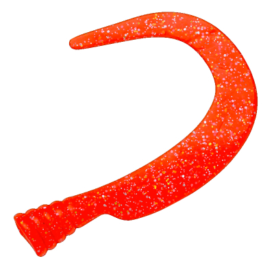 Хвост силиконовый Svartzonker McTail spare tail, 165 мм, 8,2 гр, цвет: Real Fluo Hot Red, (уп./3шт.)