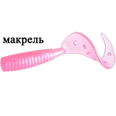 Твистер Flagman Cheesy 1.5" цв. pearly pink 15pc macrell