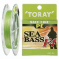 Шнур PE Toray Sea Bass F4 150m Light green #1 - 5,0kg.