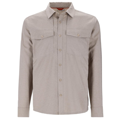 Рубашка Simms No-See-Um Bugstopper LS Shirt, Dolomite Heather, L